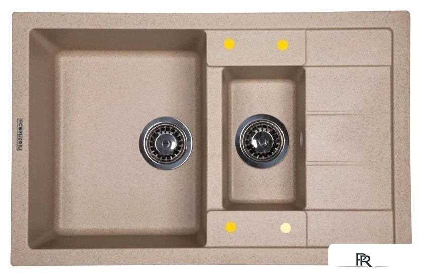 Кухонная мойка Ecoshtein Rechteck 781.5 (песочный) - Изображение №1 — Интернет-магазин ПроЗаказ