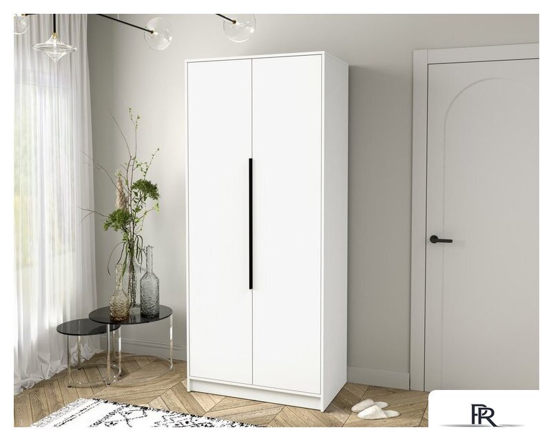 Шкаф распашной Интерлиния Концепт КТ-Ш2 (белый платинум/белый платинум) - Изображение №5 — Интернет-магазин ПроЗаказ