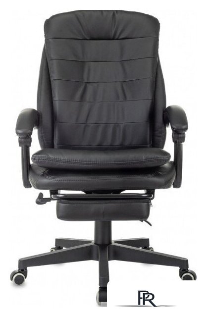 Офисное кресло Бюрократ T-9950MSG-F (черный, экокожа) - Изображение №2 — Интернет-магазин ПроЗаказ