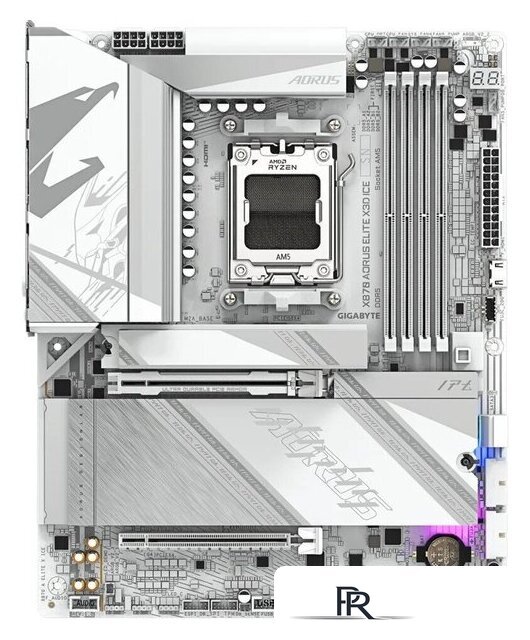Материнская плата Gigabyte X870 Aorus Elite X3D Ice - Изображение №1 — Интернет-магазин ПроЗаказ