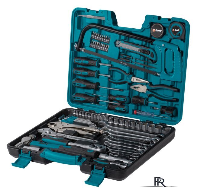 Универсальный набор инструментов Bort BTK-86 (86 предметов) - Изображение №1 — Интернет-магазин ПроЗаказ