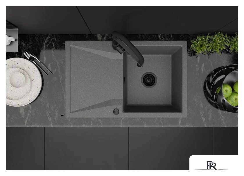 Кухонная мойка Kernau KGS J 5079 1B1D Graphite - Изображение №2 — Интернет-магазин ПроЗаказ