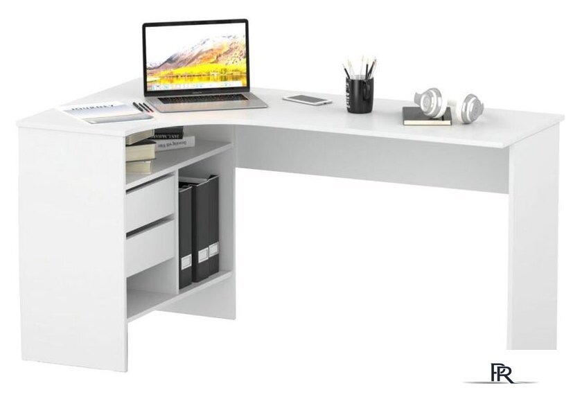 Стол Сокол СПм-25 (левый, белый) - Изображение №1 — Интернет-магазин ПроЗаказ