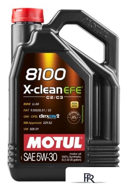 Моторное масло Motul 8100 X-Clean EFE 5W-30 5л - Изображение №1 — Интернет-магазин ПроЗаказ