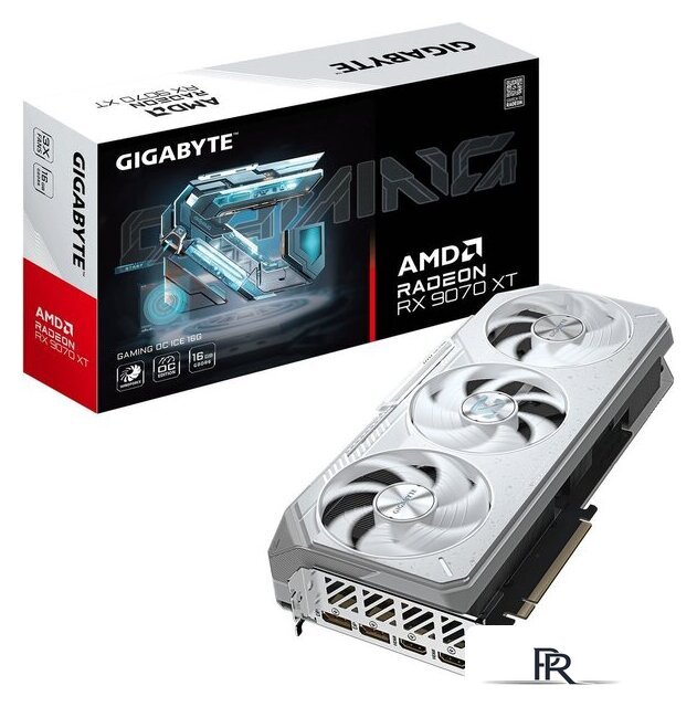 Видеокарта Gigabyte Radeon RX 9070 XT Gaming OC Ice 16G GV-R907XGAMINGOCICE-16GD - Изображение №8 — Интернет-магазин ПроЗаказ