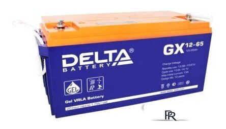 Аккумулятор для ИБП Delta GX 12-65 (12В/65 А·ч) - Изображение №1 — Интернет-магазин ПроЗаказ