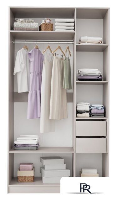 Шкаф распашной Аквилон Чарли №25 3-х створчатый (кашемир) - Изображение №8 — Интернет-магазин ПроЗаказ