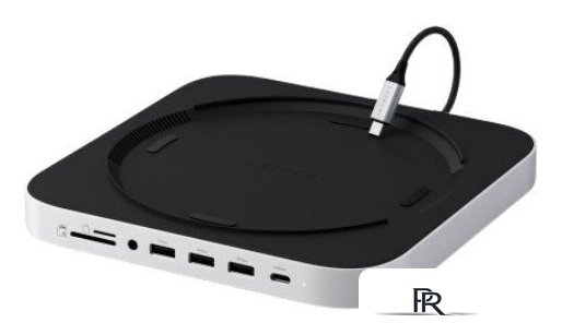 Док-станция Satechi Stand & Hub For Mac Mini / Studio With NVMe SSD Enclosure ST-GMMSHS - Изображение №1 — Интернет-магазин ПроЗаказ