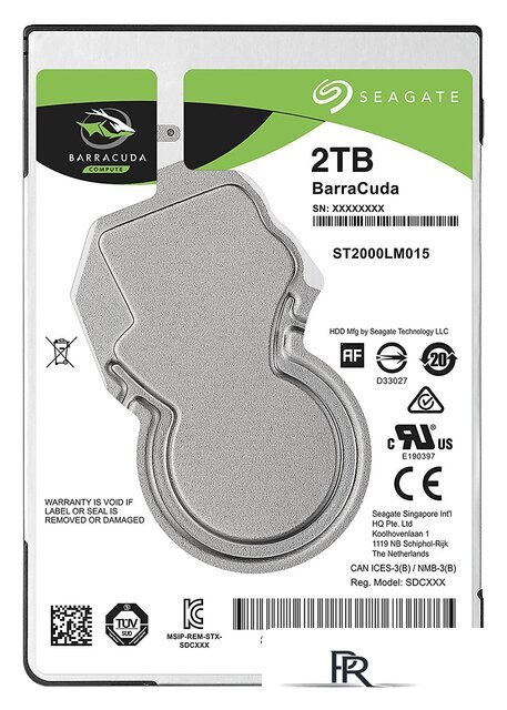 Жесткий диск Seagate Barracuda 2TB [ST2000LM015] - Изображение №1 — Интернет-магазин ПроЗаказ