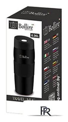 Термокружка Bollire BR-3501 0.36л (черный) - Изображение №2 — Интернет-магазин ПроЗаказ