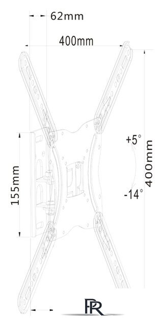 Кронштейн для телевизора MasterKron PLA27-440 - Изображение №2 — Интернет-магазин ПроЗаказ