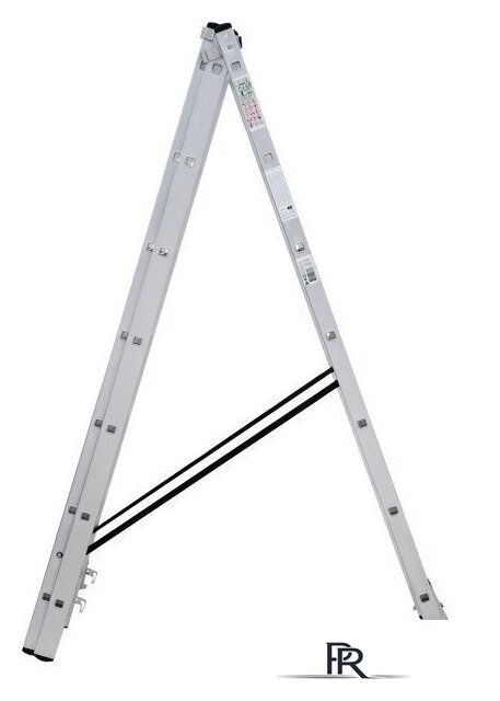 Лестница-стремянка Новая высота NV 123 алюминиевая трёхсекционная 3x8 ступеней - Изображение №8 — Интернет-магазин ПроЗаказ