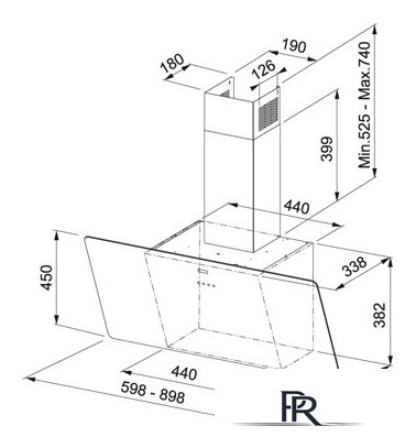 Кухонная вытяжка Franke FPJ 615 V WH A [110.0361.903] - Изображение №2 — Интернет-магазин ПроЗаказ