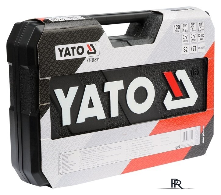 Универсальный набор инструментов Yato YT-38881 (129 предметов) - Изображение №5 — Интернет-магазин ПроЗаказ