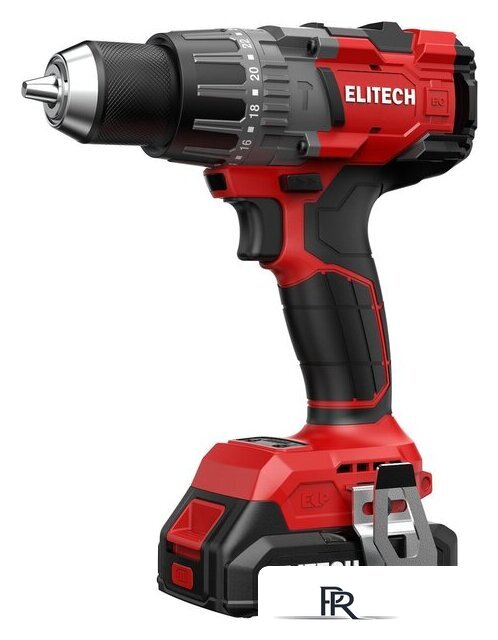 Ударная дрель-шуруповерт ELITECH ДА 21УБЛ2 E2201.048.01 (с 2-мя АКБ, кейс) - Изображение №1 — Интернет-магазин ПроЗаказ