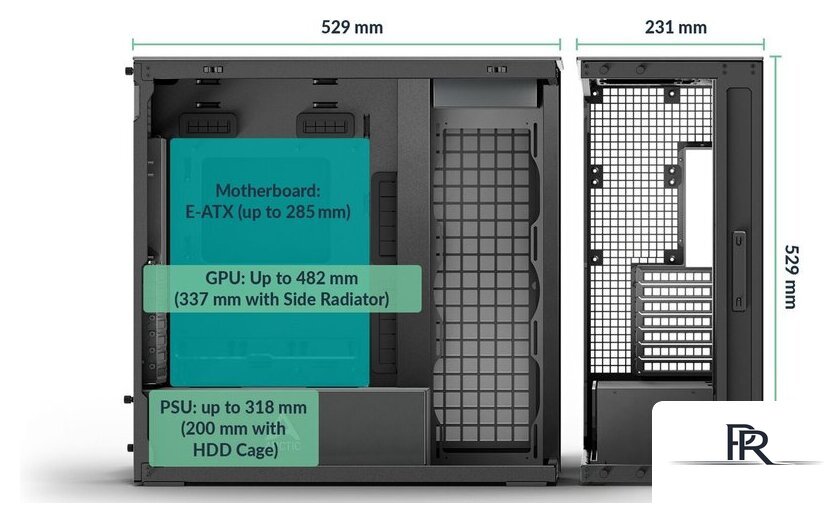 Корпус Arctic Xtender VG ACPCC00016A - Изображение №13 — Интернет-магазин ПроЗаказ