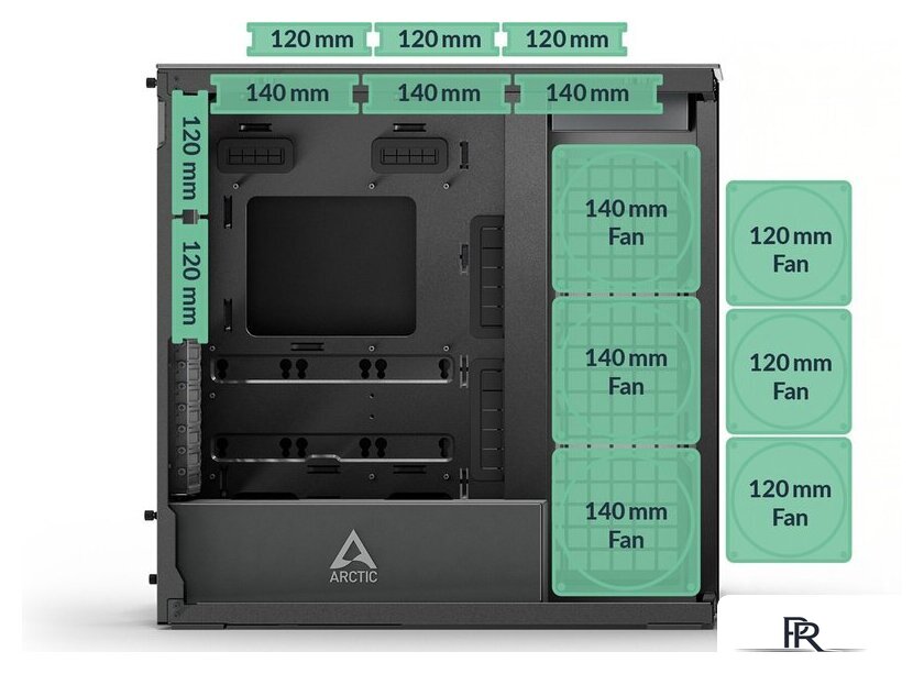 Корпус Arctic Xtender VG ACPCC00016A - Изображение №11 — Интернет-магазин ПроЗаказ