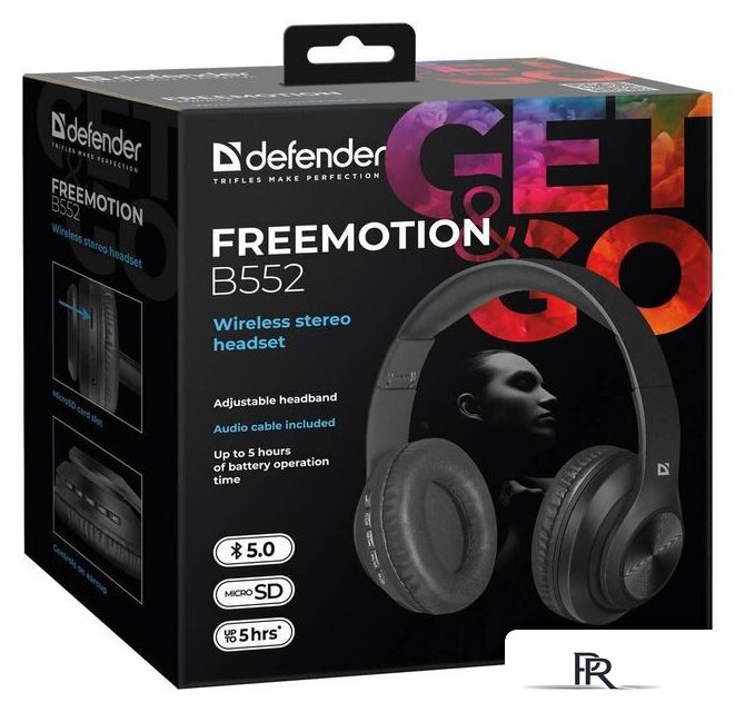 Наушники Defender FreeMotion B552 - Изображение №7 — Интернет-магазин ПроЗаказ