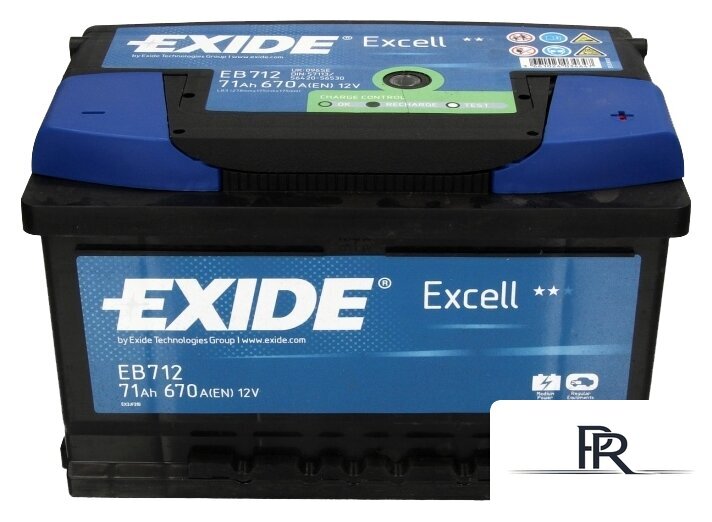 Автомобильный аккумулятор Exide Excell EB712 (71 А/ч) - Изображение №3 — Интернет-магазин ПроЗаказ