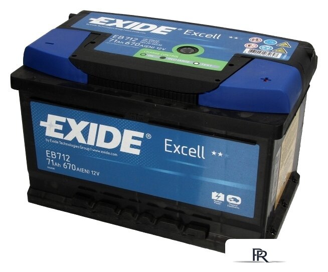 Автомобильный аккумулятор Exide Excell EB712 (71 А/ч) - Изображение №2 — Интернет-магазин ПроЗаказ