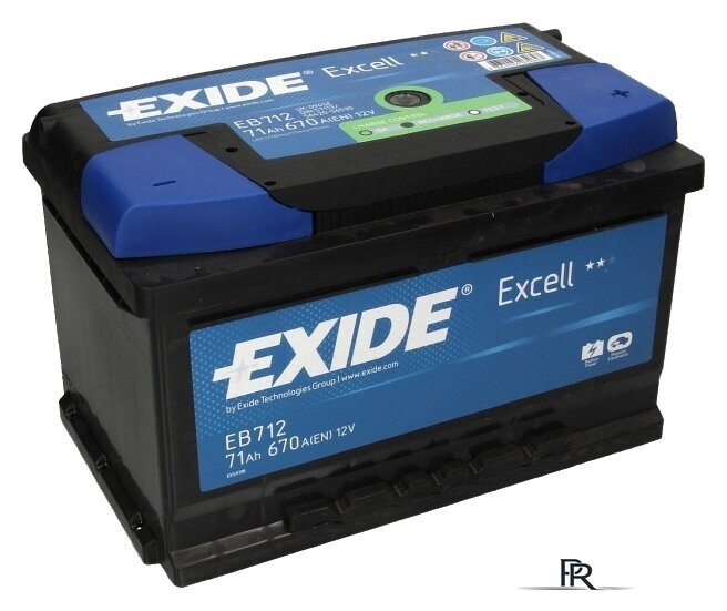 Автомобильный аккумулятор Exide Excell EB712 (71 А/ч) - Изображение №1 — Интернет-магазин ПроЗаказ