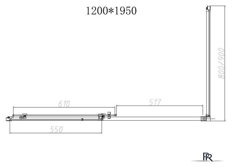Душевой уголок Vincea Slim-N VSR-4SN8012CLGM - Изображение №6 — Интернет-магазин ПроЗаказ
