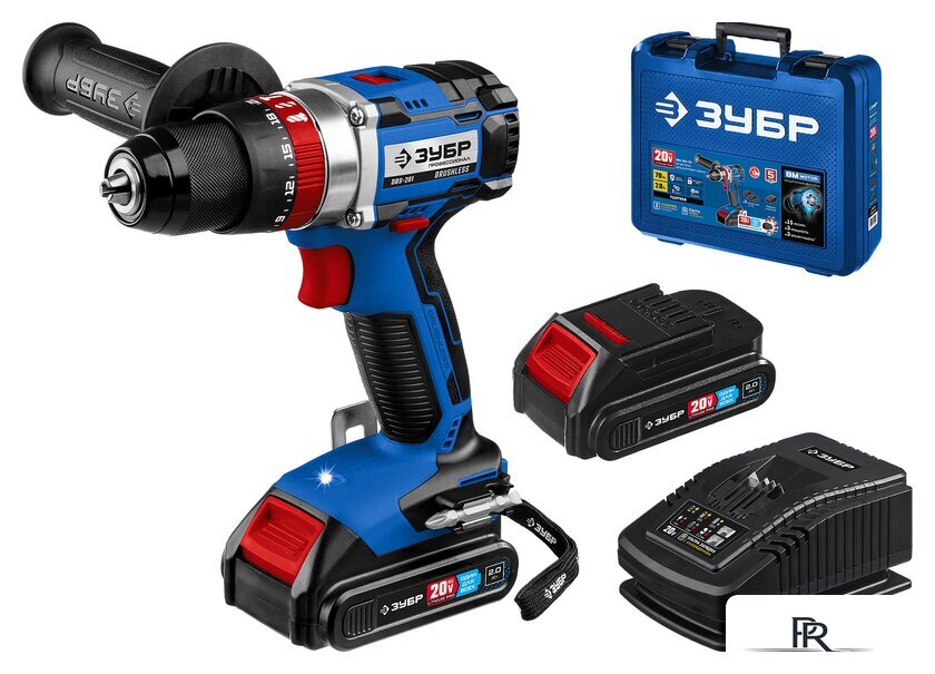 Ударная дрель-шуруповерт Зубр Профессионал DBS-201-22 (с 2-мя АКБ, кейс) - Изображение №1 — Интернет-магазин ПроЗаказ