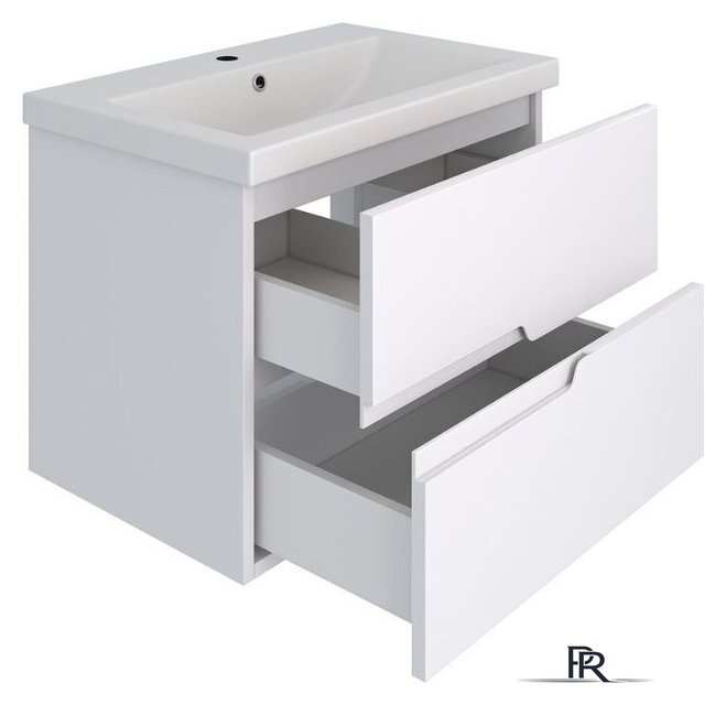  Runo Тумба с умывальником Стокгольм 70 + Como 70 (подвесная) - Изображение №3 — Интернет-магазин ПроЗаказ
