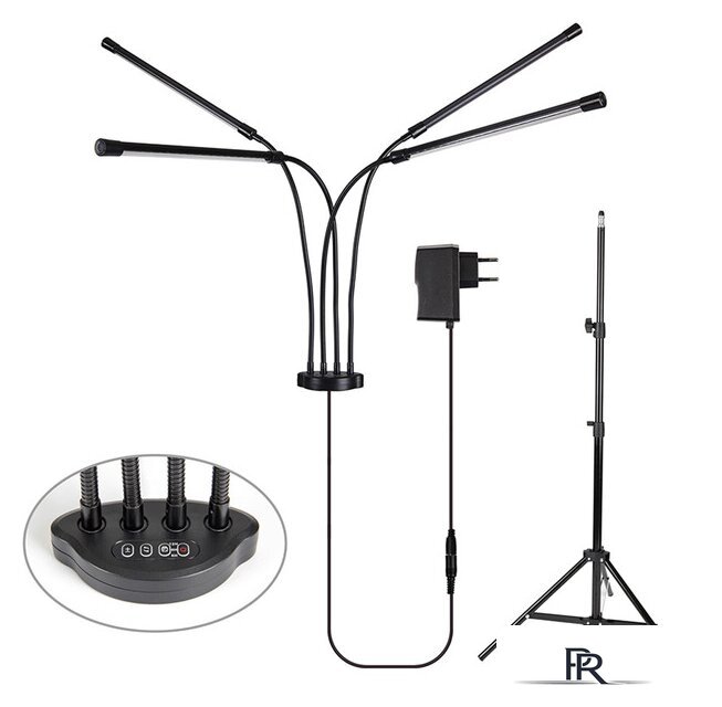 Лампа для растений Uniel ULT-P32-36W/SPLE/TM/40 IP40 BLACK QUAD UL-00008905 - Изображение №2 — Интернет-магазин ПроЗаказ