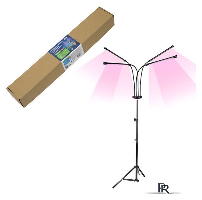 Лампа для растений Uniel ULT-P32-36W/SPLE/TM/40 IP40 BLACK QUAD UL-00008905 - Изображение №5 — Интернет-магазин ПроЗаказ