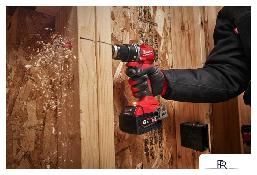 Ударная дрель-шуруповерт Milwaukee M18 M18BLPDRC-422C 4933492825 (с 2-мя АКБ 2 Ач + 4 Ач, кейс) - Изображение №11 — Интернет-магазин ПроЗаказ