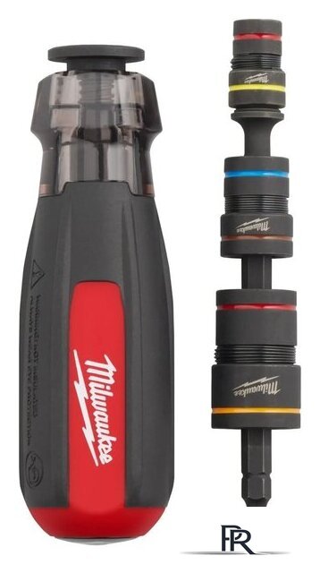 Набор отвертка с битами и головками Milwaukee 4932498179 (6 предметов) - Изображение №1 — Интернет-магазин ПроЗаказ