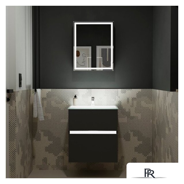  Lauter Тумба под умывальник Emma 60 (черный мат) - Изображение №7 — Интернет-магазин ПроЗаказ