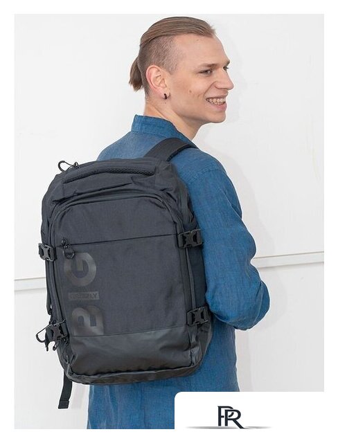 Городской рюкзак Grizzly RQ-019-21 (черный) - Изображение №10 — Интернет-магазин ПроЗаказ