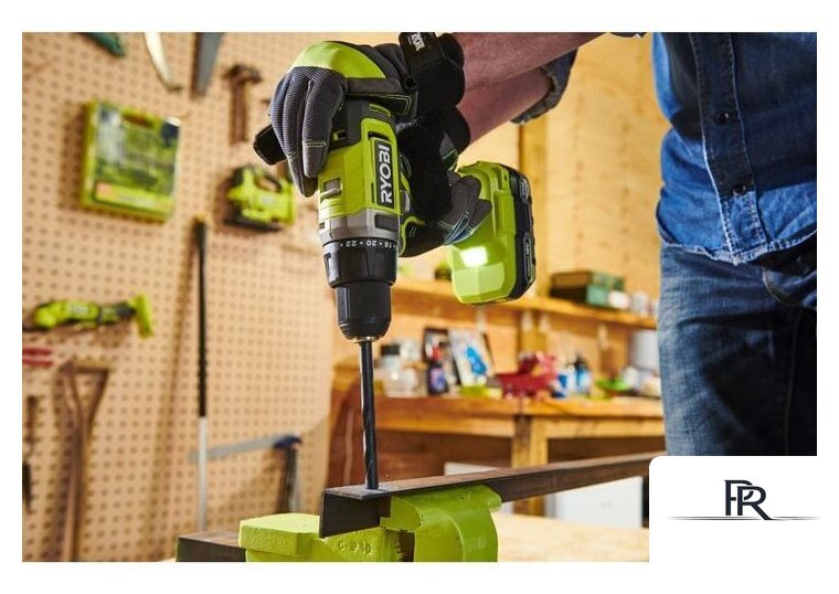 Ударная дрель-шуруповерт Ryobi RPD18-2C52S 5133005526 (с 2-мя АКБ 2 Ач+5 Ач, сумка) - Изображение №2 — Интернет-магазин ПроЗаказ