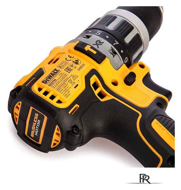 Ударная дрель-шуруповерт DeWalt DCD796D2 (с 2-мя АКБ 2 Ah) - Изображение №3 — Интернет-магазин ПроЗаказ