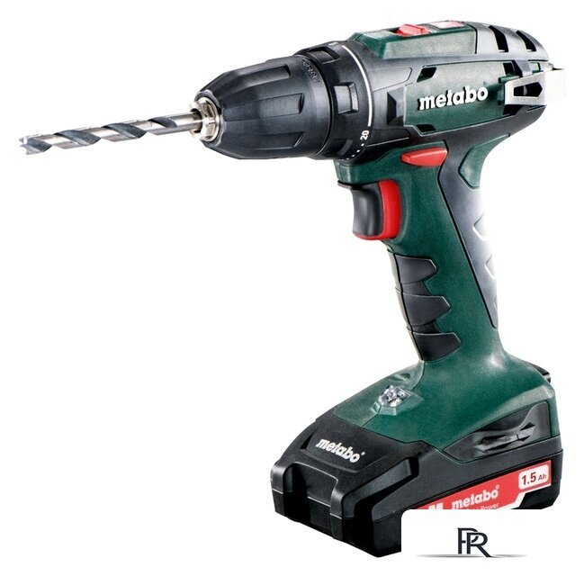 Дрель-шуруповерт Metabo BS 18 602207550 (с 2-мя АКБ 1.5 Ah, кейс) - Изображение №1 — Интернет-магазин ПроЗаказ