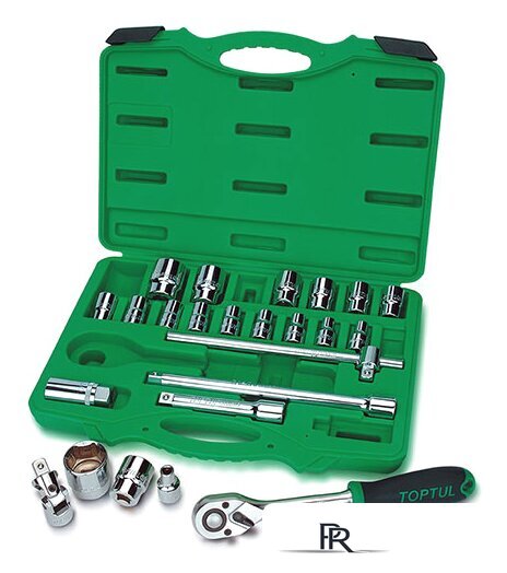 Набор трещотка с головками Toptul GCAI2408 24 предмета - Изображение №1 — Интернет-магазин ПроЗаказ