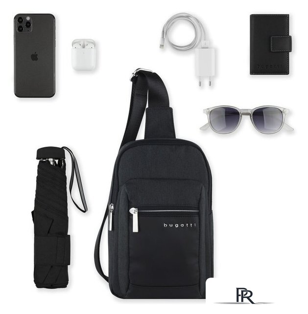 Городской рюкзак Bugatti Sera 49630413 (антрацитовый) - Изображение №6 — Интернет-магазин ПроЗаказ