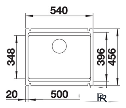 Кухонная мойка Blanco Etagon 500-U (черный) 525155 - Изображение №2 — Интернет-магазин ПроЗаказ