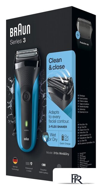 Электробритва Braun Series 3 310s Wet&Dry - Изображение №4 — Интернет-магазин ПроЗаказ
