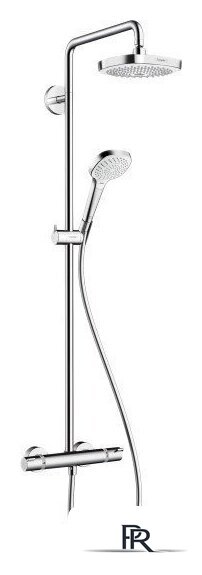 Душевая система  Hansgrohe Croma Select E 180 2jet Showerpipe (27256400) - Изображение №1 — Интернет-магазин ПроЗаказ