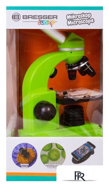 Детский микроскоп Bresser Junior Biolux SEL 40–1600x 74319 (зеленый) - Изображение №14 — Интернет-магазин ПроЗаказ