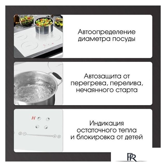 Варочная панель Zigmund & Shtain CI 30.6 W - Изображение №4 — Интернет-магазин ПроЗаказ