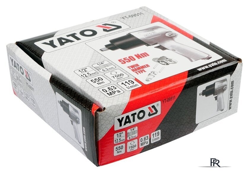Пневматический гайковерт Yato YT-09511 - Изображение №4 — Интернет-магазин ПроЗаказ