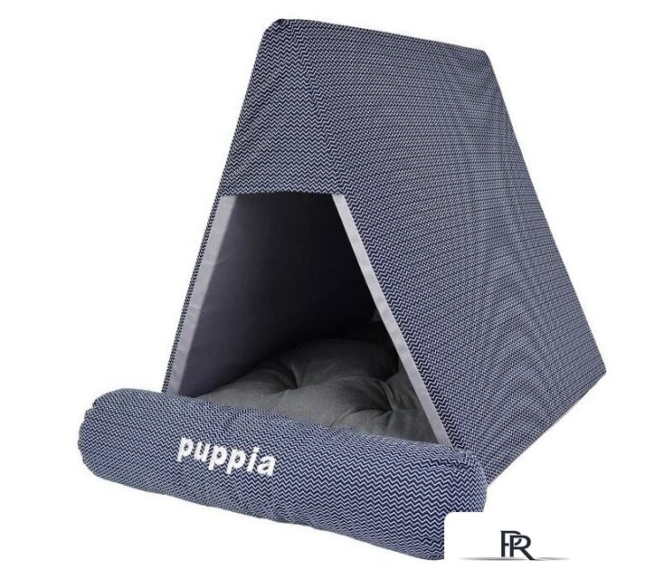 Домик Puppia Wave Check OASD-AU6036-NY-FR (синий) - Изображение №1 — Интернет-магазин ПроЗаказ