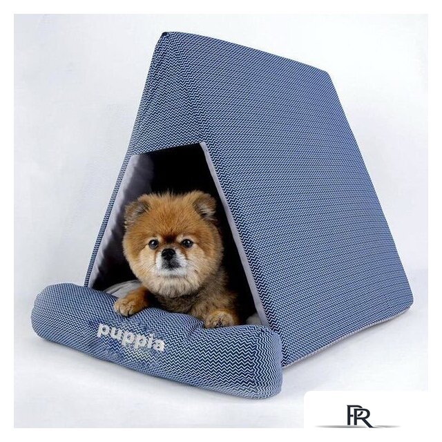 Домик Puppia Wave Check OASD-AU6036-NY-FR (синий) - Изображение №3 — Интернет-магазин ПроЗаказ