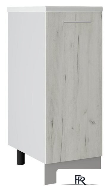 Шкаф напольный Артём-Мебель 300мм СН-114.01 (ДСП, дуб крафт белый) - Изображение №1 — Интернет-магазин ПроЗаказ