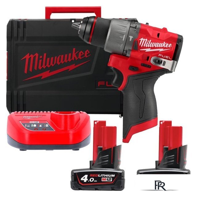 Ударная дрель-шуруповерт Milwaukee M12 FUEL M12FPD2-402X 4933479869 (с 2-мя АКБ 4 Ач, кейс) - Изображение №1 — Интернет-магазин ПроЗаказ