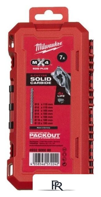 Набор буров Milwaukee 4932500060 - Изображение №2 — Интернет-магазин ПроЗаказ
